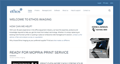 Desktop Screenshot of ethosimaging.com