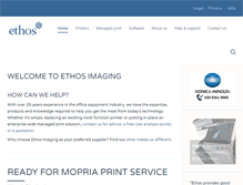 Tablet Screenshot of ethosimaging.com